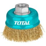 Total TAC31031 Wire cup brush 75mm, 3"