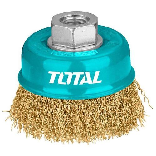 1 Total TAC31031 Wire cup brush 75mm, 3" - Image 1