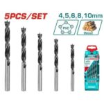 Total TACSD7056 5PCS Wood drill bits set - Image 2