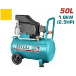 Total TC255016 Air compressor 50L 1.8kW(2.5HP) - Image 2