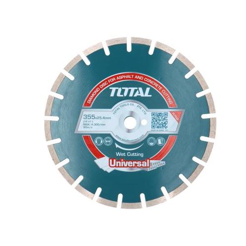 2 (1) Total TAC2113551 Diamond disc for asphalt and concrete cutting 355mm - Image 1