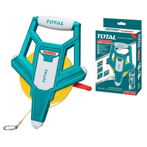 2-11 Total TMTF131006 Fibreglass measuring tape 100mx12.5mm - Image 1