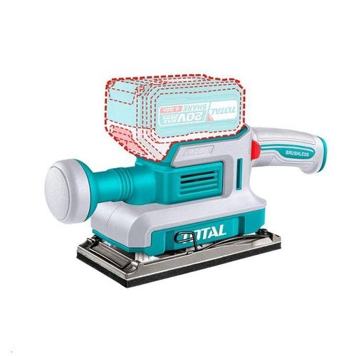 2 Total TFSLI20311 Cordless finishing sander 20V - Image 1