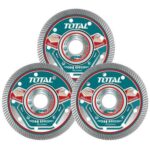 Total TAC511153 Diamond disc set for cordless angle grinder 3pcs