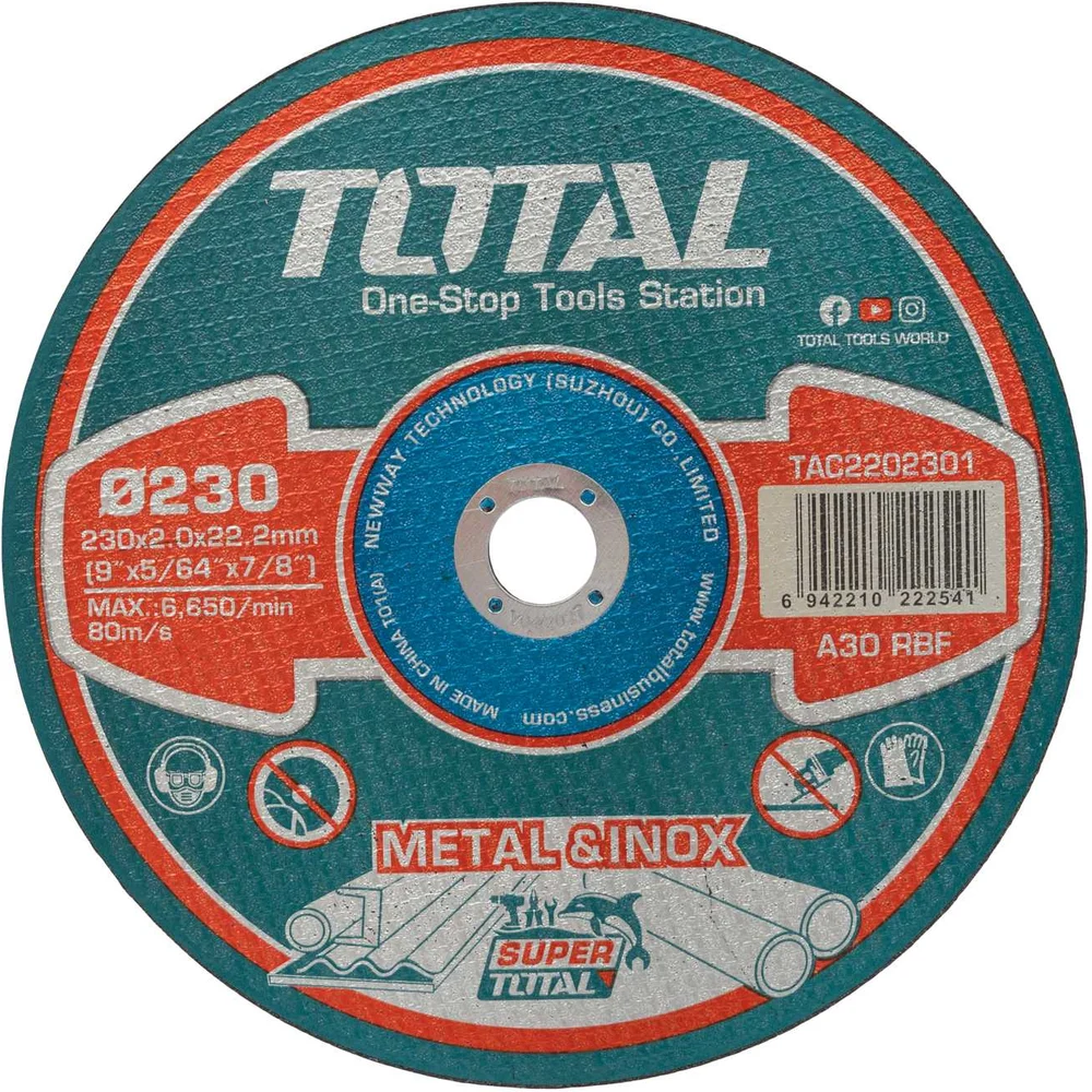 204315956 Total TAC2202301 Abrasive metal cutting disc 230x2.0mm 25pcs - Image 1