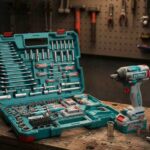Total THKTHP41728 172 Pcs Cordless impact wrench tools set