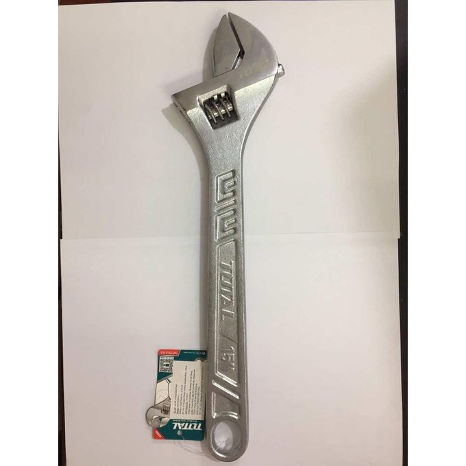 4 (1) Total THT1010153 Adjustable wrench Length:375mm(15") - Image 1