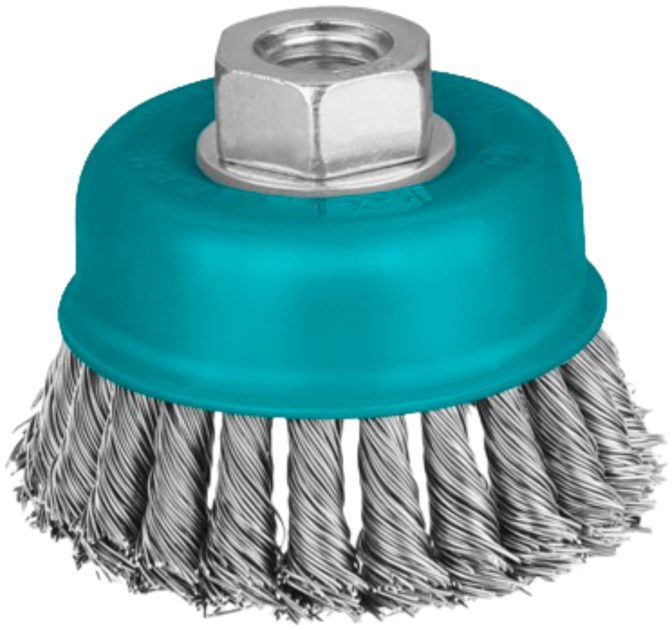532870364 Total TAC32041 Wire cup brush 100mm, 4" - Image 1