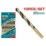 Total TAC100503 HSS drill bit 5.0mm 10pcs - Image 3