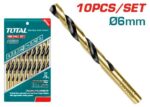 Total AC100603 HSS drill bit 6.0mm 10pcs - Image 2