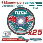 Total TAC11011525 Ultra-thin metal cutting disc set 25pcs - Image 3