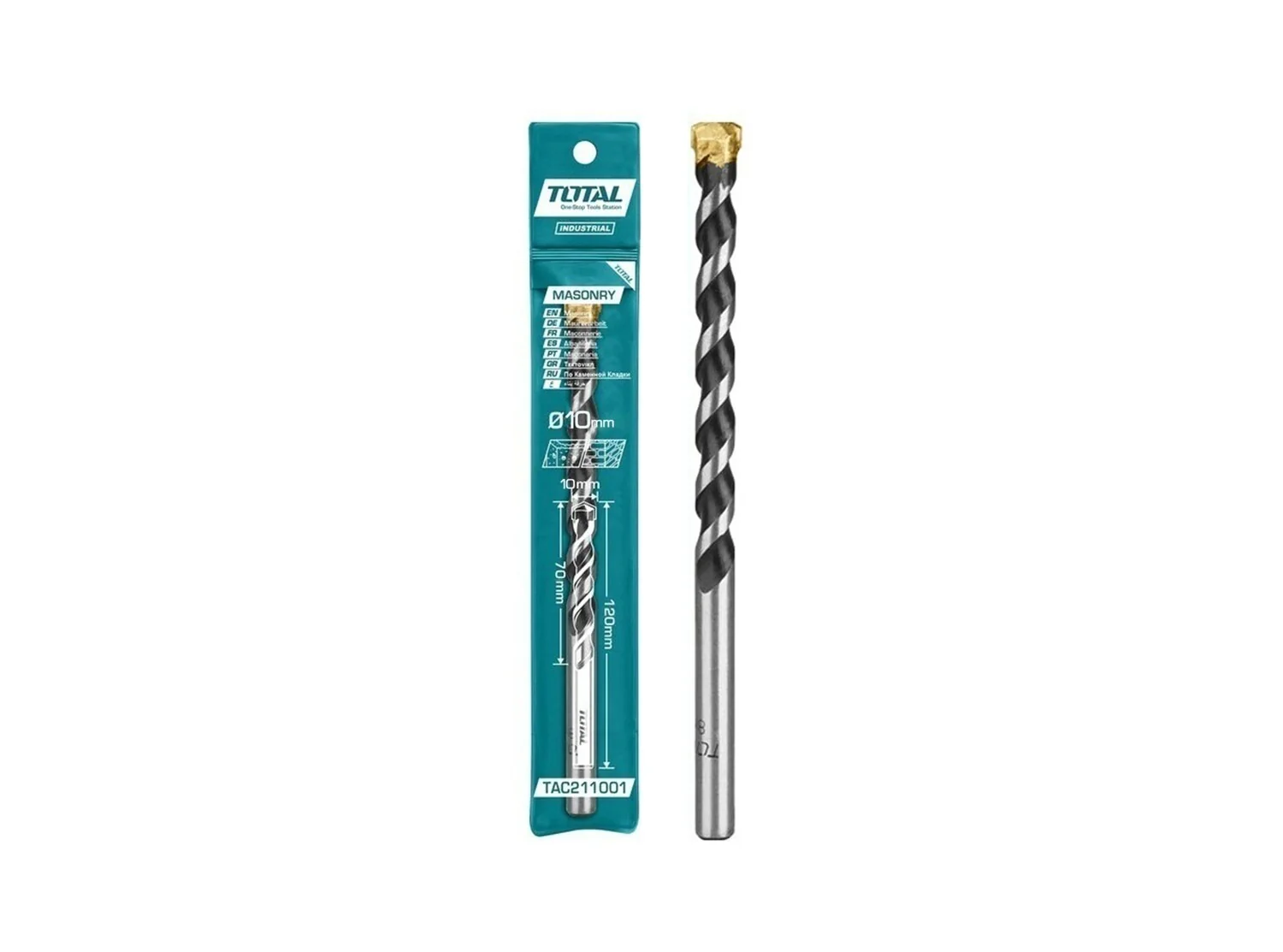 TAC211001 Total TAC211001 Masonry drill bit 10X120mm - Image 1