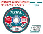 Total TAC2162301 Abrasive metal cutting disc 230x1.6mm 25pcs - Image 3