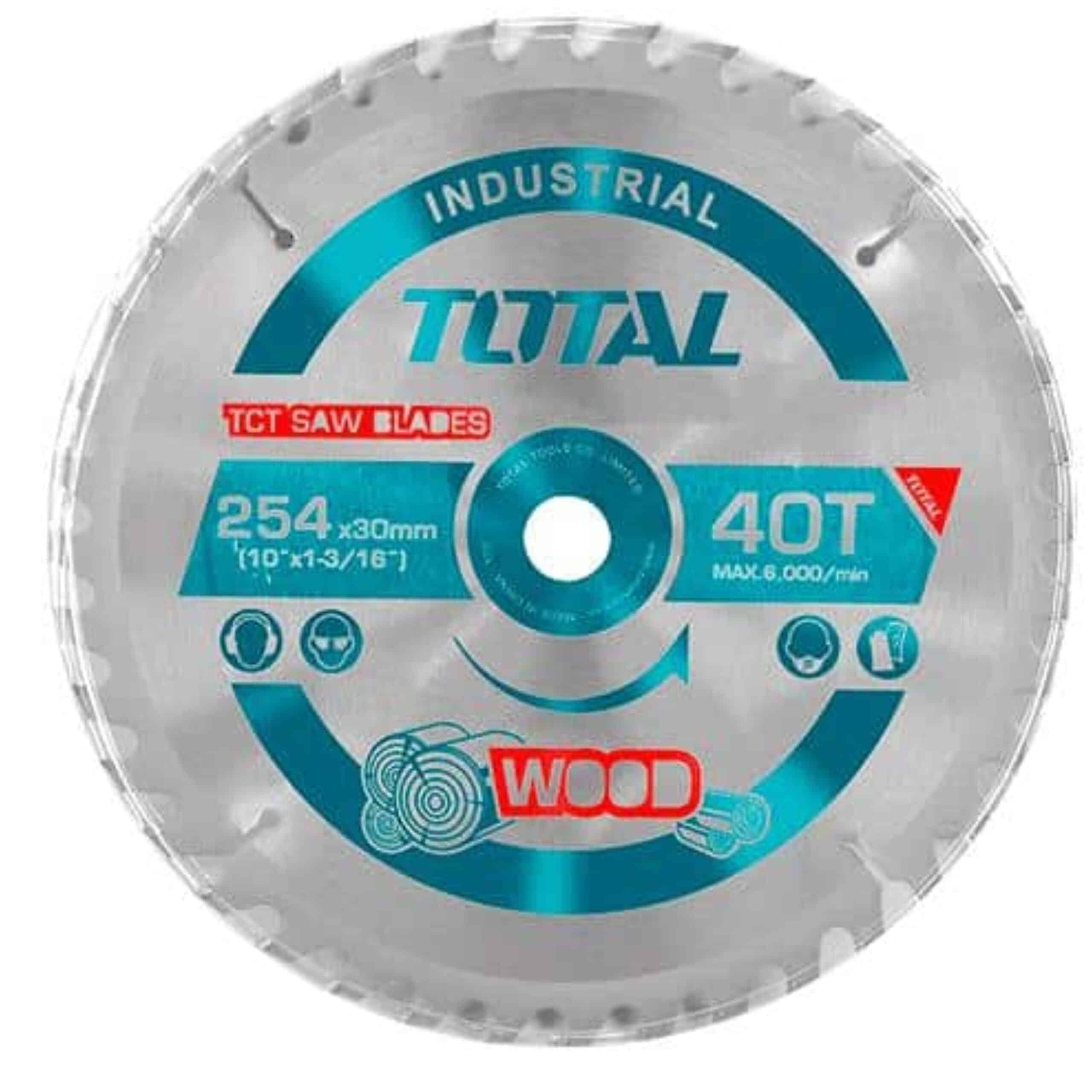 TAC231725-2-1-scaled Total TAC231725 TCT saw blade 254mm(10") 40T - Image 1