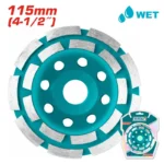 Total TAC2421151 Diamond Cup Wheels Double Row Segmented 115mm - Image 3