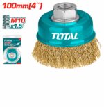Total TAC31041 Wire cup brush 100mm, 4" - Image 3