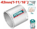 TAC440431 Carbide gritted hole saw 43mm (1-11/16") - Image 3