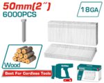 Total TAC918506 Brad nail 50mm 6000pcs - Image 3