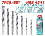 Total TACSD0075 HSS twist drill bits set 7pcs - Image 2