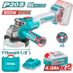 Total TAGLI261522 Cordless angle grinder 900W - Image 2