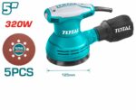 Total TF2031256 Rotary sander 320W 125mm - Image 3