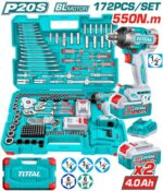 Total THKTHP41728 172 Pcs Cordless impact wrench tools set - Image 3