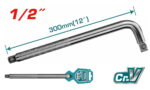 Total THLHD12121 1/2" Dr L type socket wrench  12"(300mm) - Image 3