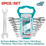 Total THT102386 Double open end spanner set 6-22mm - Image 2