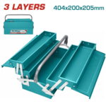 Total THT10702 Tool box Size:404*200*205mm 3 Layers - Image 3