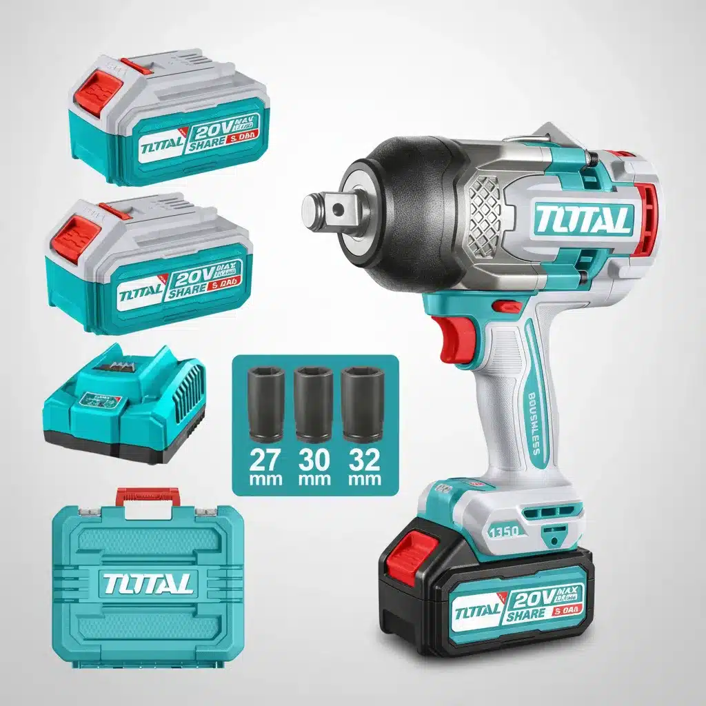 TIWLI20135-3 Total TIWLI20135 Cordless impact wrench 1350Nm 20V - Image 1