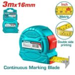 Total TMT34316 Steel measuring tape 3mx16mm - Image 3