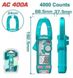 Total TMT762001 Digital AC clamp meter 400A 4000 counts - Image 3