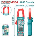 Total TMT762002 DC/AC clamp meter 400A 4000 counts - Image 2
