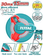 Total TMTF18306 Fibreglass measuring tape 30mx15mm - Image 3