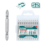 Total TAC16PH233 Screwdriver bits PH2, 65mm,10pcs/set Double end bits