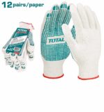 Total TSP11102 Knitted&PVC dots gloves 10 (XL)-12Pairs - Image 3