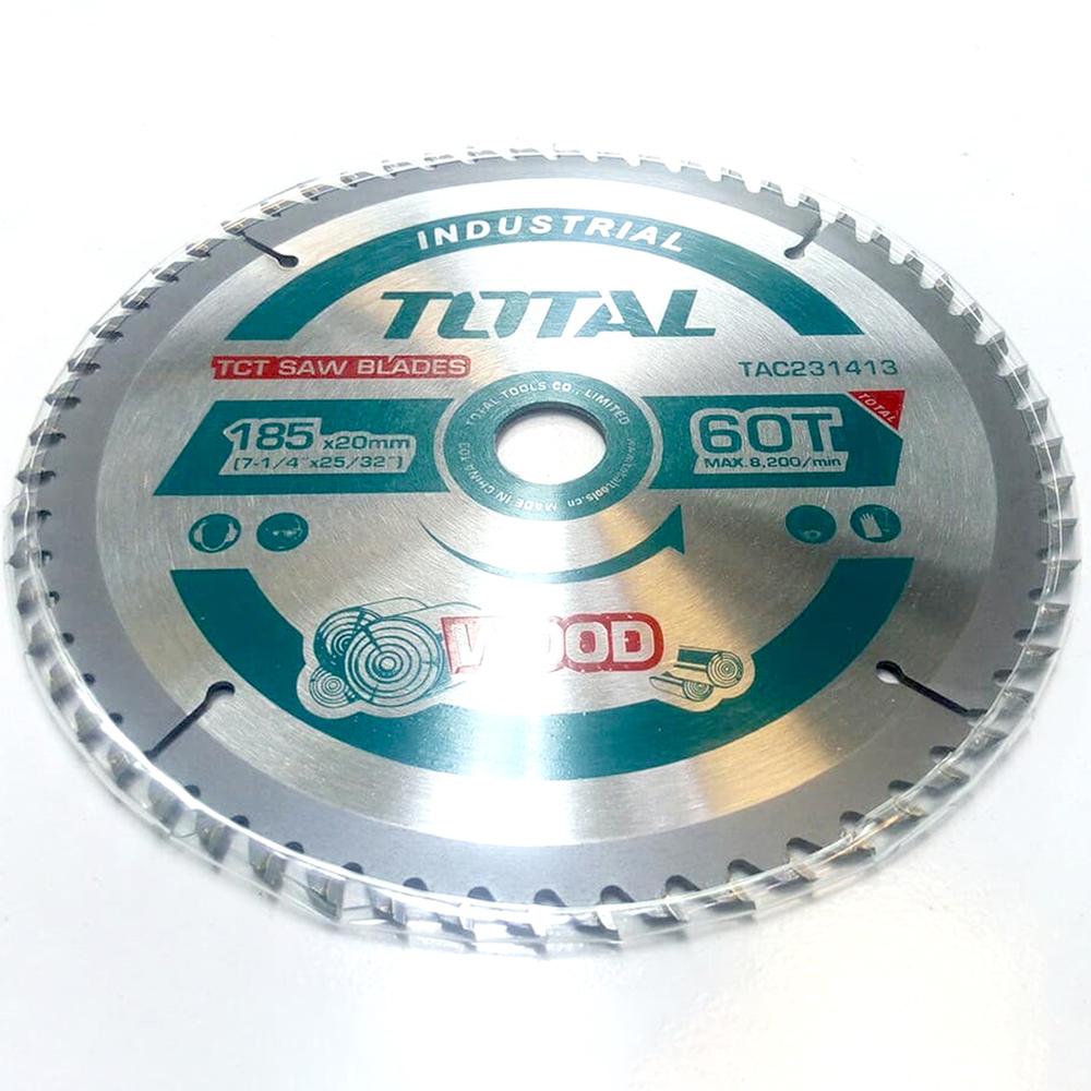 Total_Saw_Blade_TCT-Total_One_Stop_Tools_Station-9613c-357146 Total TAC231413 TCT saw blade 185mm 60T - Image 1