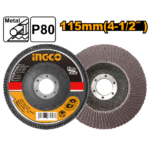 Ingco FD1153 Flap disc 115mm*22.2mm,P80 - Image 3