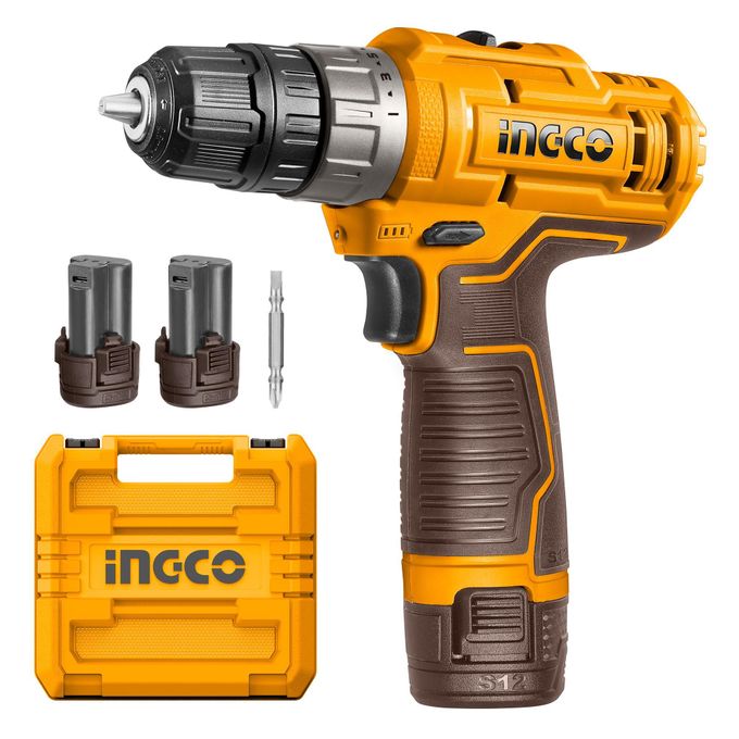 1 (16) Ingco CDLI12206 Cordless drill 12V 20Nm - Image 1