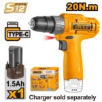 Ingco CDLI12428 Cordless drill 12V 20Nm - Image 2