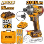 Ingco CIRLI2028 Cordless impact driver 285Nm 20V - Image 2