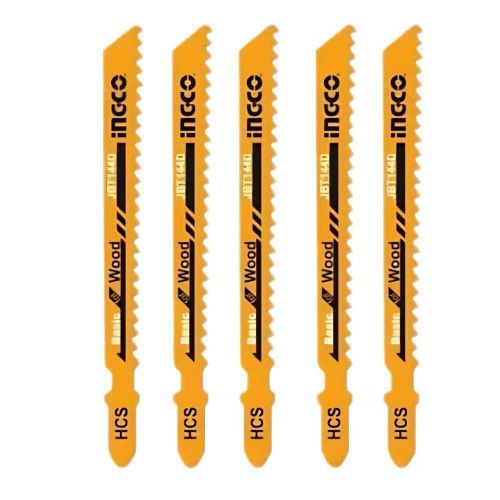 1 (3) Ingco JBT144D Jig saw blade for wood 5pcs - Image 1