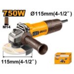 Ingco AG75028 Angle grinder 750W 115mm - Image 2