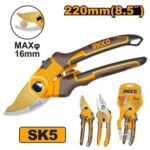 Ingco HPS0601 Pruning shear 8.5"(220mm) - Image 2