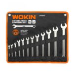 Wokin 12-piece industrial metric combination spanner set