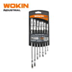 Wokin 151907 7-piece flexible-head combination ratchet spanner set - Image 2
