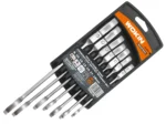 Wokin 151907 7-piece flexible-head combination ratchet spanner set
