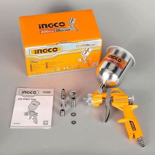 2 (12) Ingco ASG4041 Air spray gun 400cc - Image 1