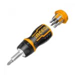 Ingco AKISDS1728 8 in 1 stubby ratchet screwdriver set