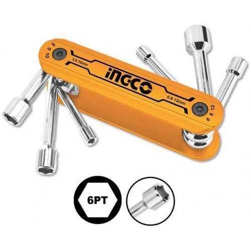 2 (4) Ingco HFND0601 6 Pcs folding nut driver set - Image 1